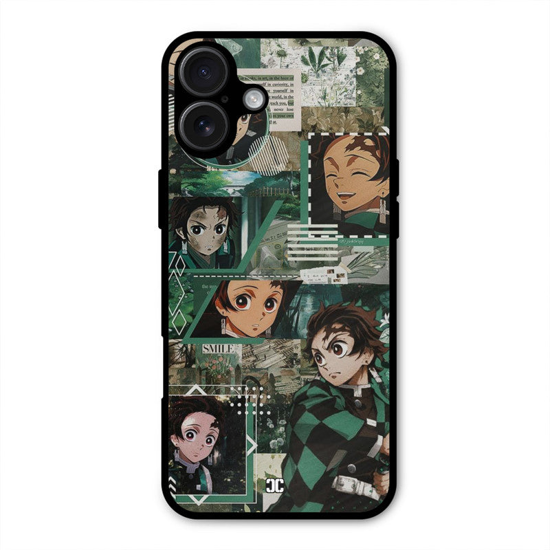 Tanjiro Thoughts iPhone 16 Plus Mobile Back Cover - Anime PrintShield Case