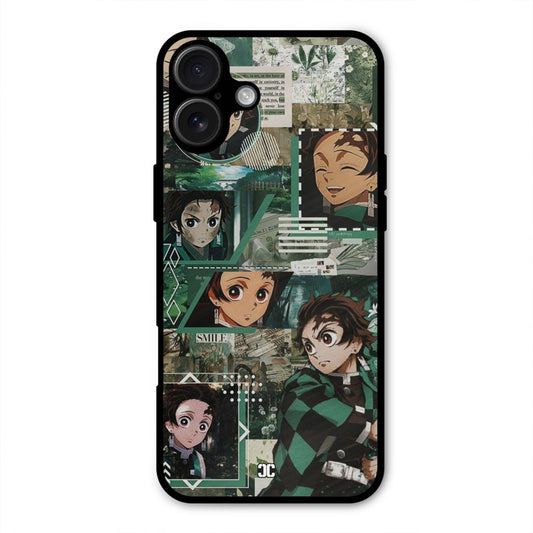 Tanjiro Thoughts iPhone 16 Plus Mobile Back Cover - Anime PrintShield Case
