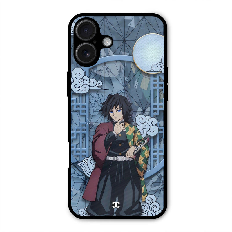 Giyu Tomioka iPhone 16 Plus Mobile Back Cover - Anime PrintShield Case