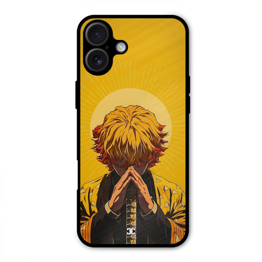 Calm Zenitsu iPhone 16 Plus Mobile Back Cover - Anime PrintShield Case