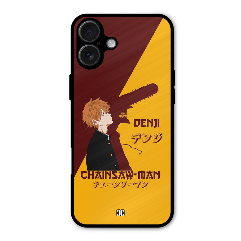 Denji Shadow iPhone 16 Plus Mobile Back Cover - Anime PrintShield Case