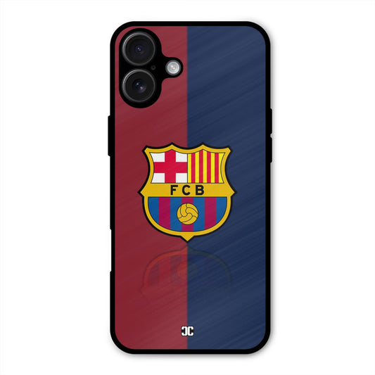 Barcelona Logo iPhone 16 Plus Mobile Back Cover - Sports PrintShield Case