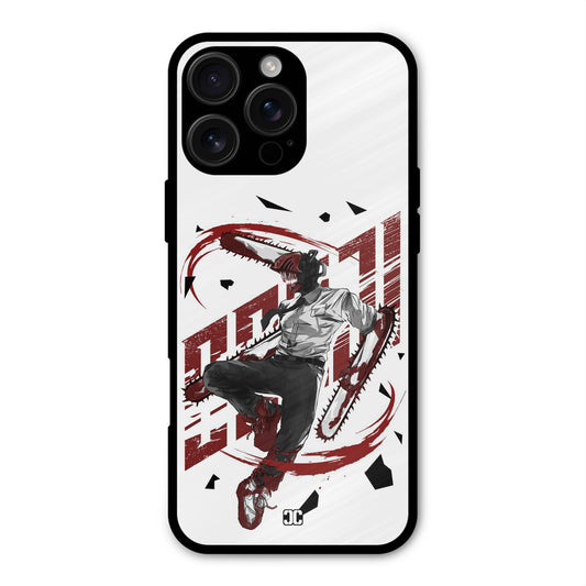 Chainsawman Typo iPhone 16 Pro Max Mobile Back Cover - Anime PrintShield Case
