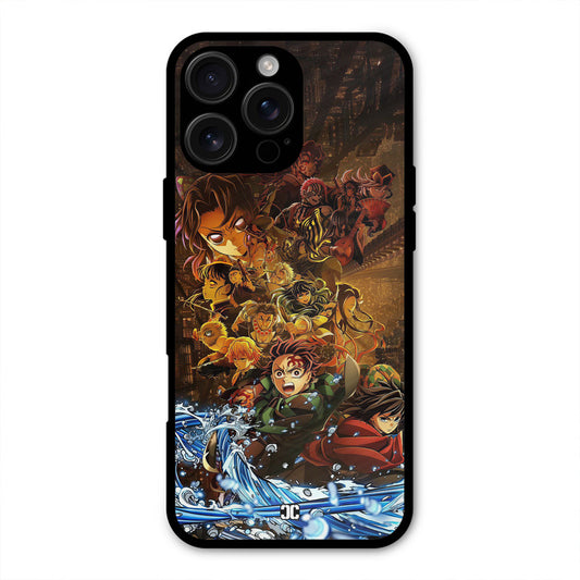 Demon Slayers iPhone 16 Pro Max Mobile Back Cover - Anime PrintShield Case