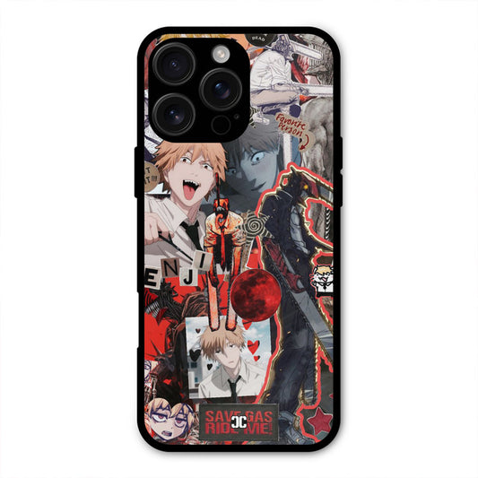 Denji Thoughts iPhone 16 Pro Max Mobile Back Cover - Anime PrintShield Case