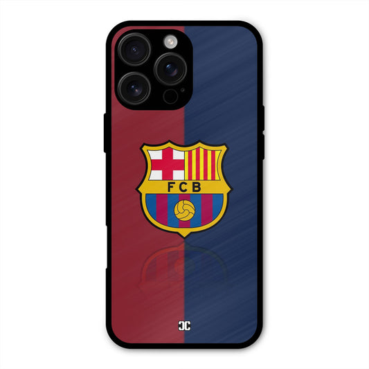Barcelona Logo iPhone 16 Pro Max Mobile Back Cover - Sports PrintShield Case