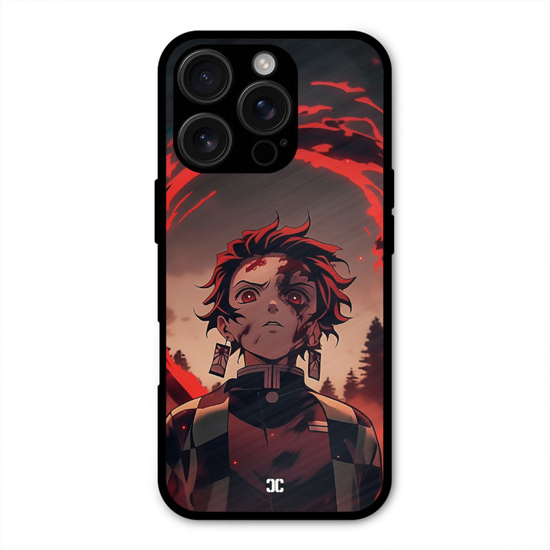Raging Tanjiro iPhone 16 Pro Mobile Back Cover - Anime PrintShield Case