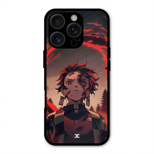 Raging Tanjiro iPhone 16 Pro Mobile Back Cover - Anime PrintShield Case