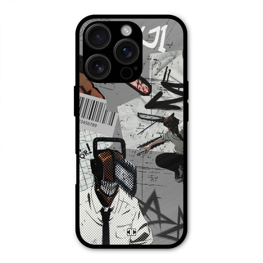Denji Rage iPhone 16 Pro Mobile Back Cover - Anime PrintShield Case