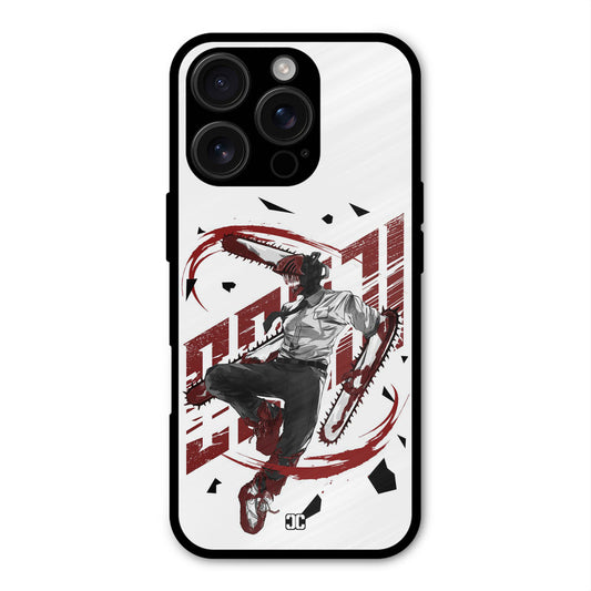 Chainsawman Typo iPhone 16 Pro Mobile Back Cover - Anime PrintShield Case