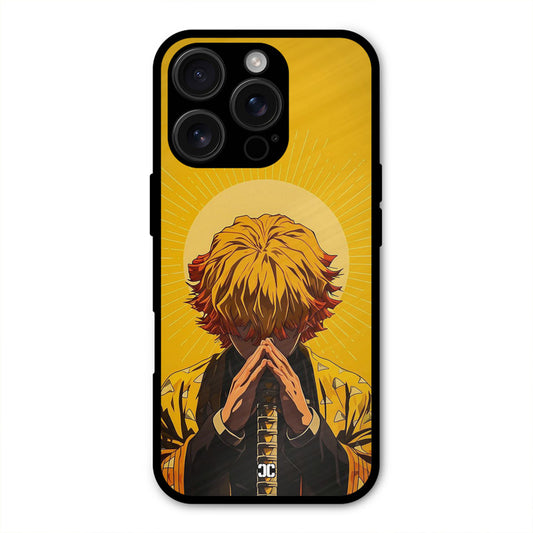 Calm Zenitsu iPhone 16 Pro Mobile Back Cover - Anime PrintShield Case