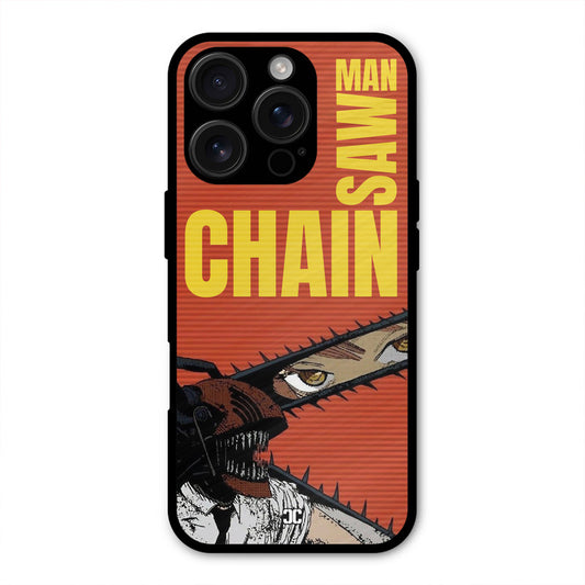 Raging Chainsaw iPhone 16 Pro Mobile Back Cover - Anime PrintShield Case