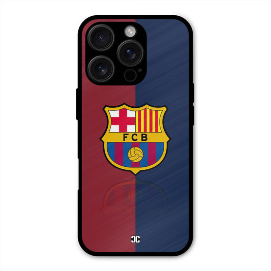 Barcelona Logo iPhone 16 Pro Mobile Back Cover - Sports PrintShield Case