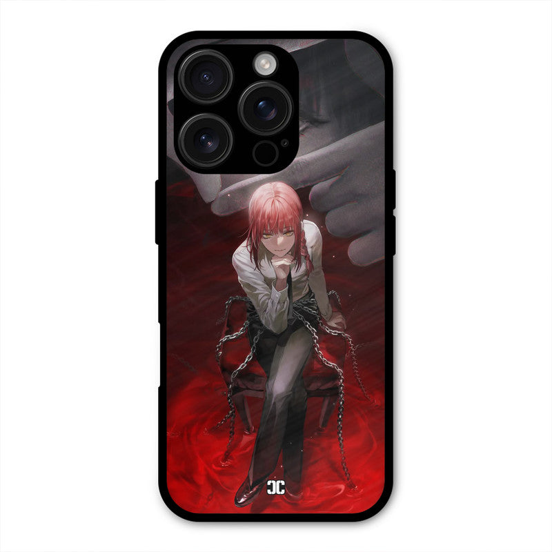 Makima Chains iPhone 16 Pro Mobile Back Cover - Anime PrintShield Case
