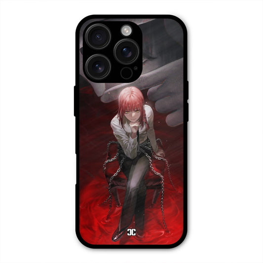 Makima Chains iPhone 16 Pro Mobile Back Cover - Anime PrintShield Case