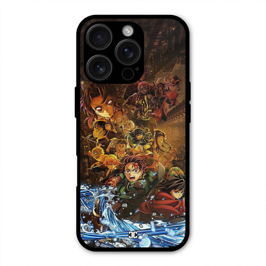 Demon Slayers iPhone 16 Pro Mobile Back Cover - Anime PrintShield Case