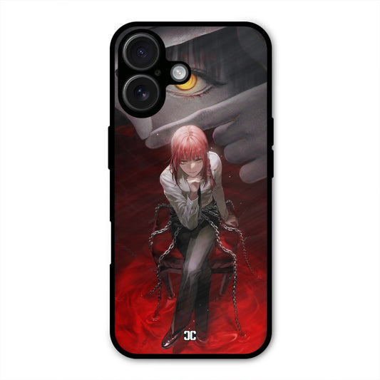 Makima Chains iPhone 16 Mobile Back Cover - Anime PrintShield Case