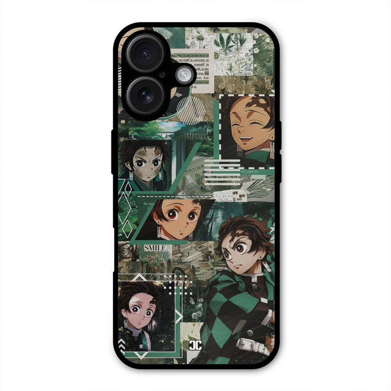 Tanjiro Thoughts iPhone 16 Mobile Back Cover - Anime PrintShield Case