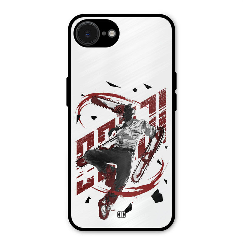 Chainsawman Typo iPhone 16e Mobile Back Cover - Anime PrintShield Case