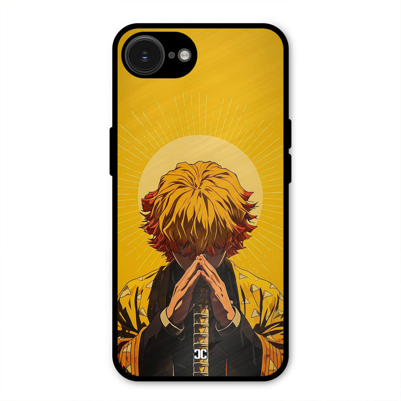 Calm Zenitsu iPhone 16e Mobile Back Cover - Anime PrintShield Case