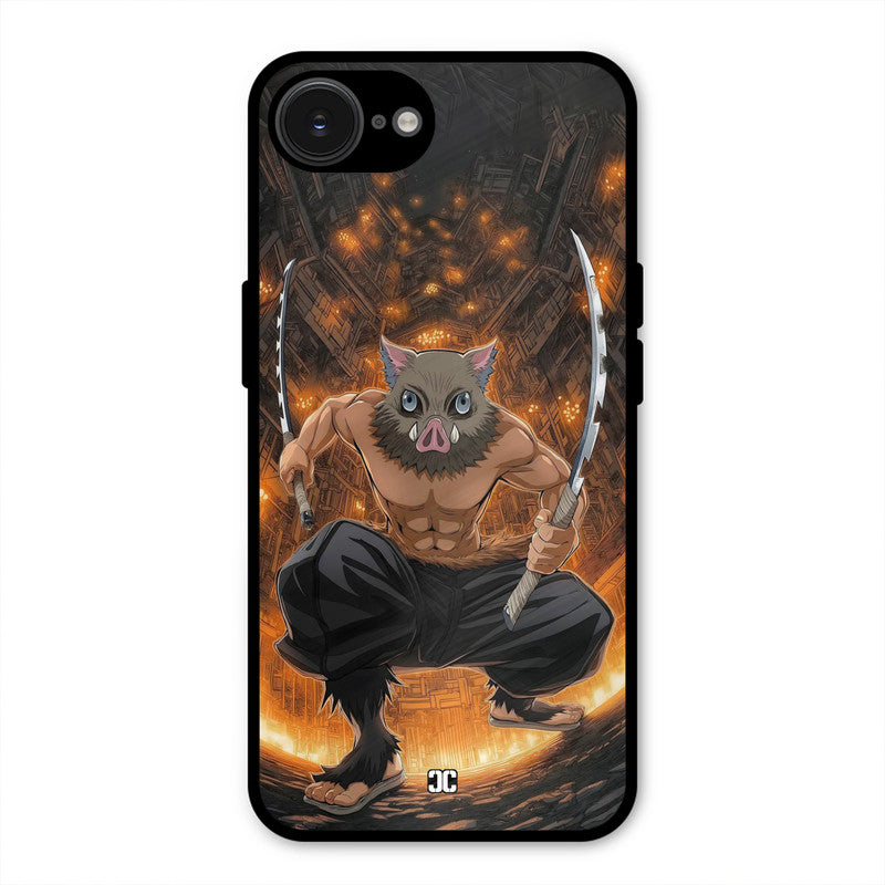 Inosuke Rage iPhone 16e Mobile Back Cover - Anime PrintShield Case