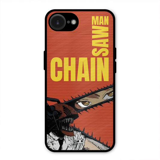 Raging Chainsaw iPhone 16e Mobile Back Cover - Anime PrintShield Case