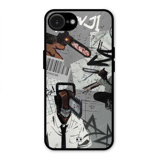 Denji Rage iPhone 16e Mobile Back Cover - Anime PrintShield Case