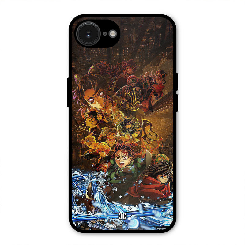 Demon Slayers iPhone 16e Mobile Back Cover - Anime PrintShield Case