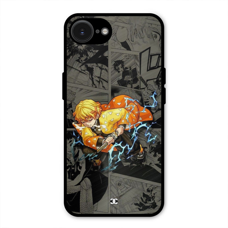 Zenitsu Manga iPhone 16e Mobile Back Cover - Anime PrintShield Case