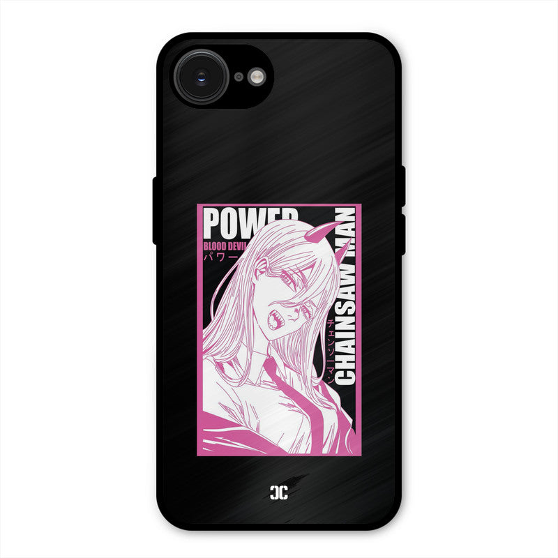 Blood Devil Power iPhone 16e Mobile Back Cover - Anime PrintShield Case