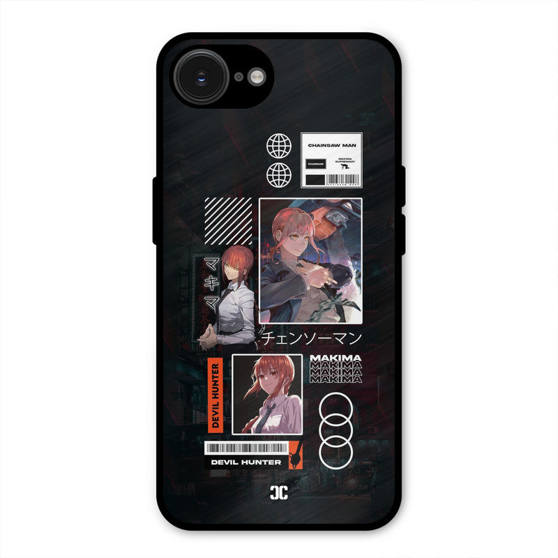 Devil Hunter Makima iPhone 16e Mobile Back Cover - Anime PrintShield Case