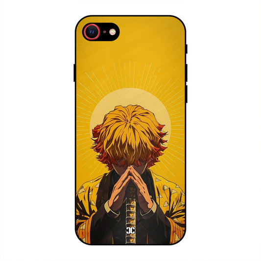 Calm Zenitsu iPhone SE 2020 Mobile Back Cover - Anime PrintShield Case