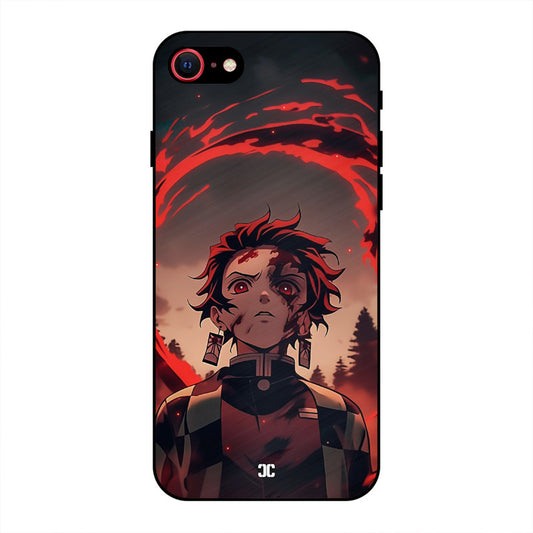 Raging Tanjiro iPhone SE 2020 Mobile Back Cover - Anime PrintShield Case