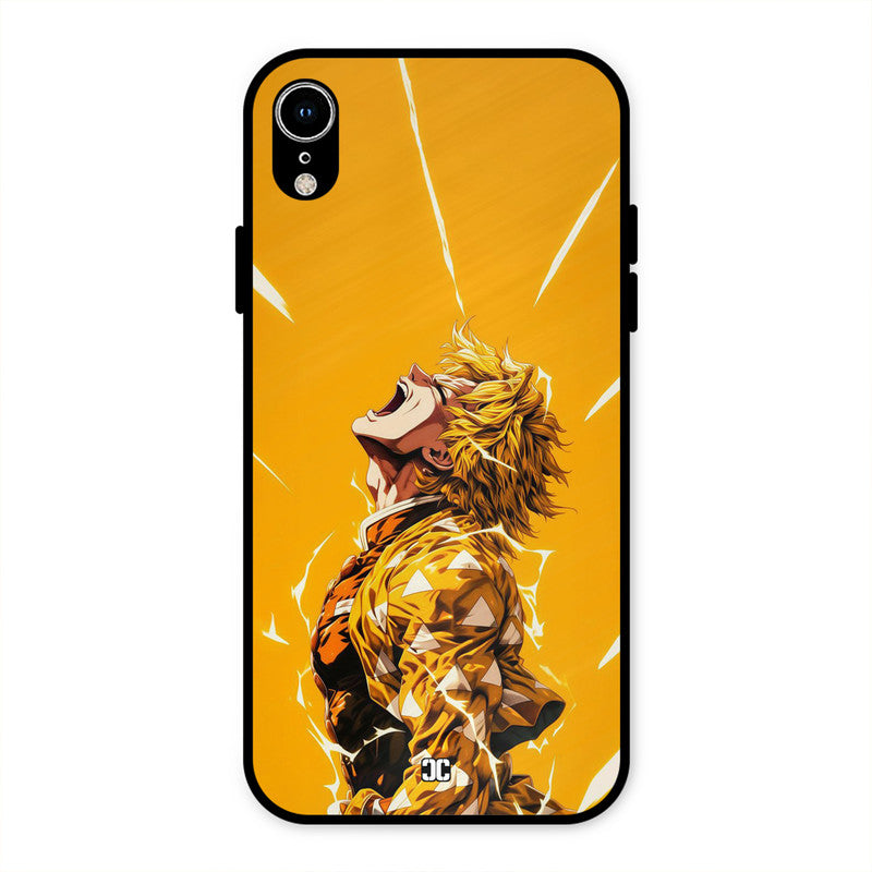 Shouting Zenitsu iPhone XR Mobile Back Cover - Anime PrintShield Case