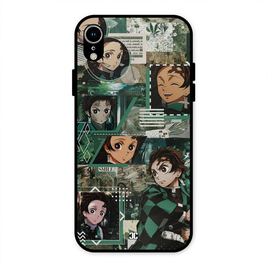 Tanjiro Thoughts iPhone XR Mobile Back Cover - Anime PrintShield Case