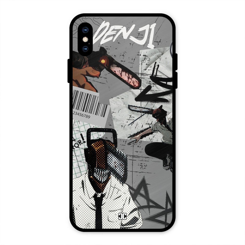 Denji Rage iPhone XS Max Mobile Back Cover - Anime PrintShield Case