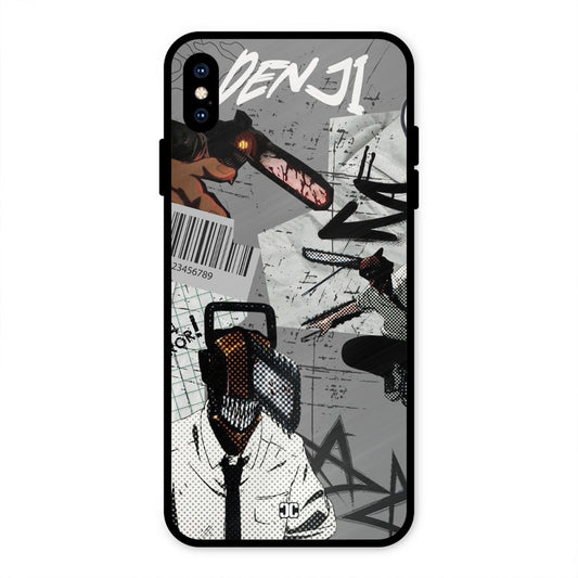 Denji Rage iPhone XS Max Mobile Back Cover - Anime PrintShield Case
