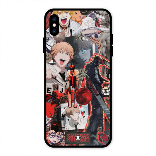 Denji Thoughts iPhone XS Max Mobile Back Cover - Anime PrintShield Case