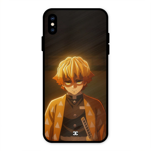 Thunderboy Zenitsu iPhone XS Max Mobile Back Cover - Anime PrintShield Case