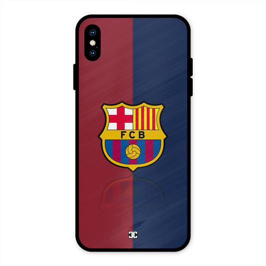 Barcelona Logo iPhone XS Max Mobile Back Cover - Sports PrintShield Case