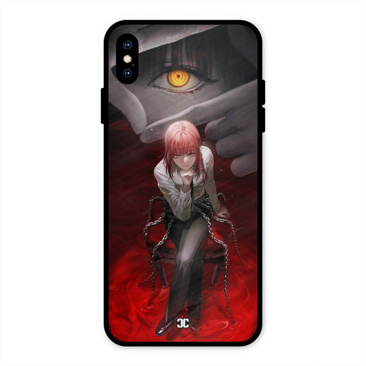 Makima Chains iPhone XS Max Mobile Back Cover - Anime PrintShield Case