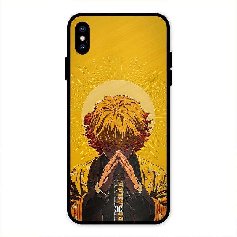 Calm Zenitsu iPhone XS Max Mobile Back Cover - Anime PrintShield Case