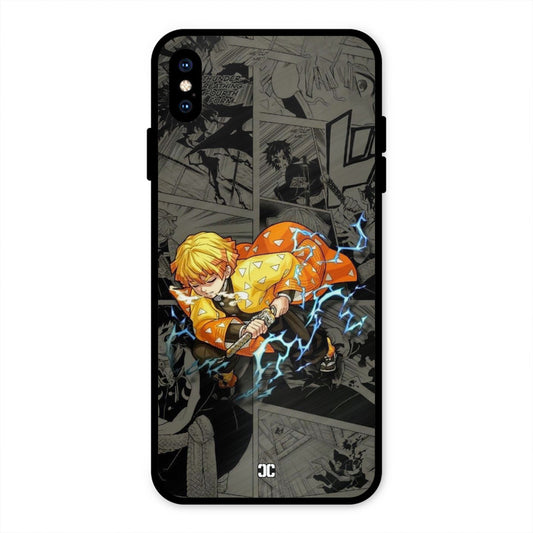 Zenitsu Manga iPhone XS Max Mobile Back Cover - Anime PrintShield Case