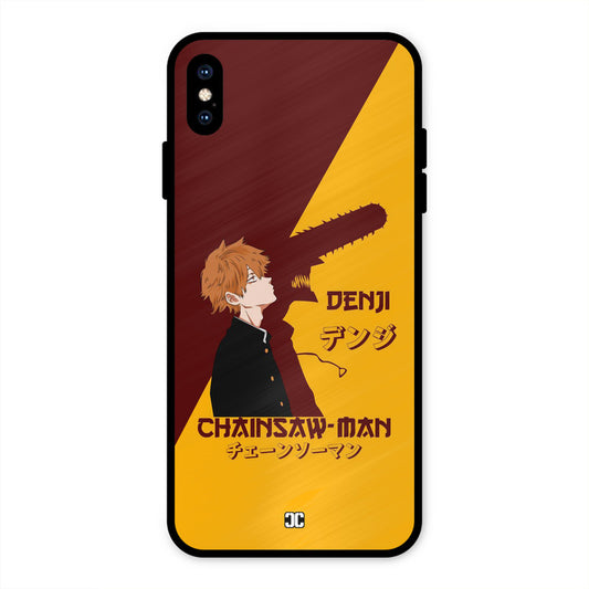 Denji Shadow iPhone XS Max Mobile Back Cover - Anime PrintShield Case