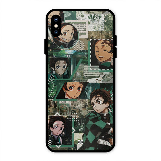 Tanjiro Thoughts iPhone XS Max Mobile Back Cover - Anime PrintShield Case
