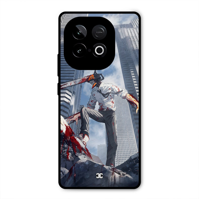 Denji Fighting iQOO Neo 10 Mobile Back Cover - Anime PrintShield Case