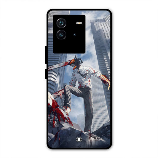 Denji Fighting iQOO Neo 6 5G Mobile Back Cover - Anime PrintShield Case