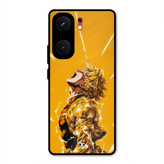 Shouting Zenitsu iQOO Neo 9 Pro Mobile Back Cover - Anime PrintShield Case