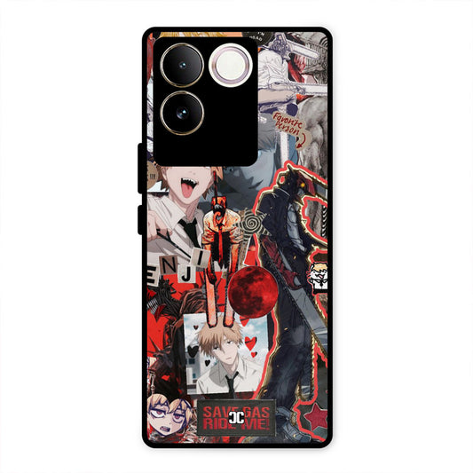 Denji Thoughts iQOO Z7 Pro Mobile Back Cover - Anime PrintShield Case