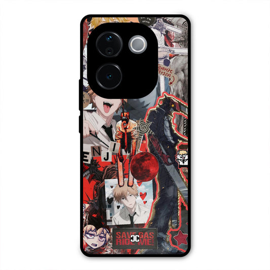 Denji Thoughts iQOO Z9s Pro Mobile Back Cover - Anime PrintShield Case